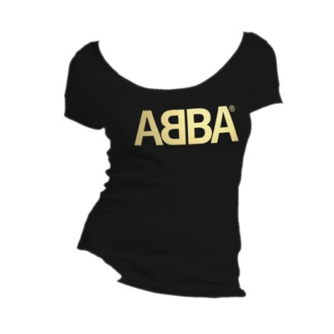 Футболка женская ABBA - Logo Gold Black (размер M) Футболка женская ABBA - Logo Gold Black (размер M)Футболка женская<br><br>