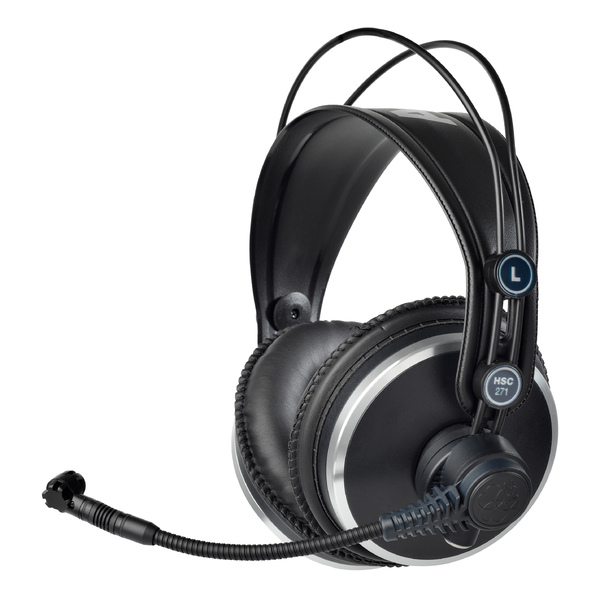 Охватывающие наушники AKG Охватывающие наушники AKGОхватывающие наушники<br>Мониторные наушники с гарнитурой, импеданс 55 Ом, закрытая модель, чувствительность 104 дБ, диапазон частот 16 Гц – 26 кГц, конденсаторный кардиоидный микрофон, съемный кабель (приобретается отдельно).<br>