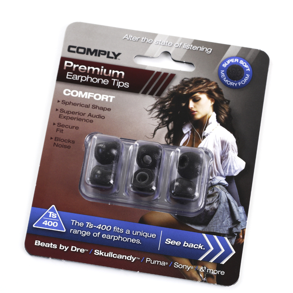 Амбушюры для наушников Comply TS-400 BLK-L (3 пары) амбушюры для наушников comply ts 400 blk m 3 пары