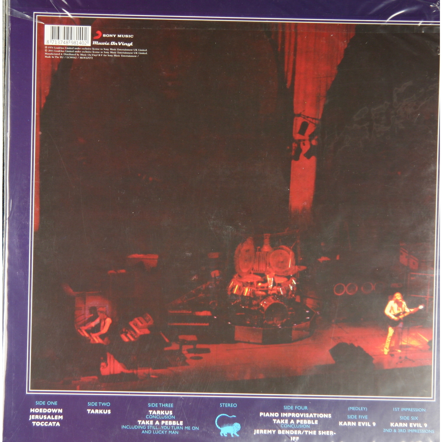 EMERSON, LAKE PALMER-WELCOME BACK, MY FRIENDS... (3 LP, 180 GR) от Audiomania EMERSON, LAKE PALMER-WELCOME BACK, MY FRIENDS... (3 LP, 180 GR) от Audiomania
