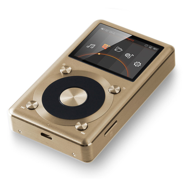 Портативный Hi-Fi плеер FiiO Портативный Hi-Fi плеер FiiOПортативный Hi-Fi плеер<br>Портативный аудиоплеер, дисплей 2”, мощность 224 мВт (16 Ом), ЦАП CS4398,поддержка DSD и 24 бит/192 кГц,время работы 11 ч (емкость 2600 мА/ч), габариты 97x58x16 мм, вес 135 г.<br>