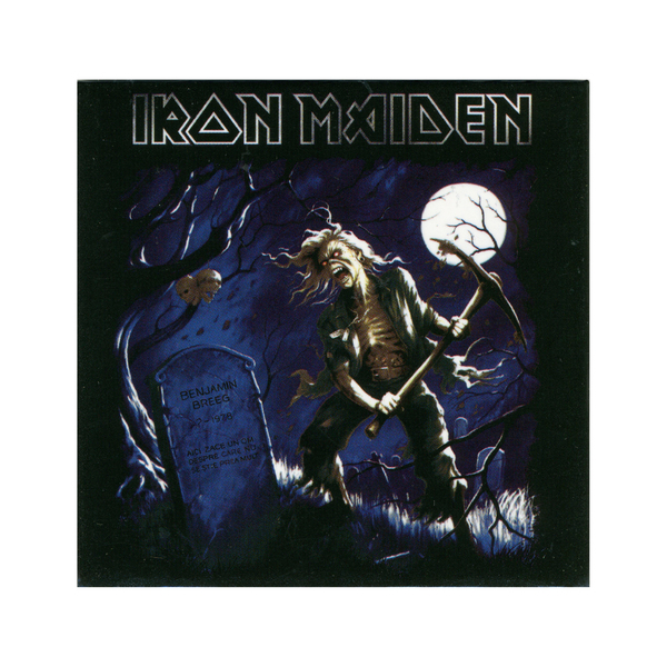 Магнит Iron Maiden - Bejamin Breeg Магнит Iron Maiden - Bejamin BreegМагнит<br>Размер 7,5 х 7,5 см, материал пластик.<br>
