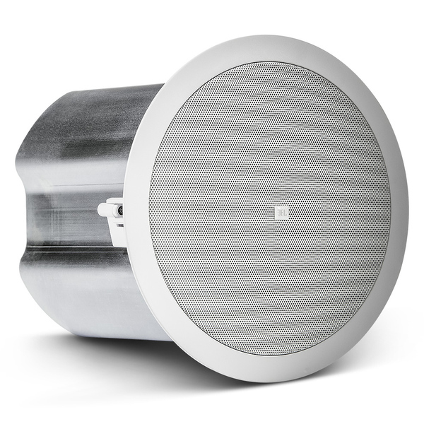 Встраиваемая акустика трансформаторная JBL Встраиваемая акустика трансформаторная JBLВстраиваемая акустика трансформаторная<br>Двухполосной потолочный громкоговоритель, предназначенный для трансляционных линий 70/100В, возможна работа с нагрузкой 8 Ом. Широкий частотный диапазон с 62 Гц до 20 кГц, угол распространения звука – 110 градусов. Программная мощность – 100 Вт при низкоомной нагрузке, 30 Вт @ 70/100В. Коаксиальный драйвер: НЧ-динамик 165 мм с полипропиленовым конусом и каучуковым подвесом, ВЧ-динамик 19 мм с шёлковым куполом, жидкостное охлаждение.<br>