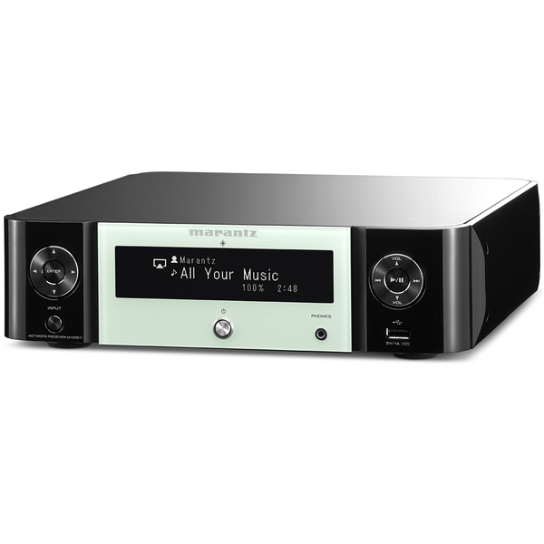 Сетевой проигрыватель Marantz Сетевой проигрыватель MarantzСетевой проигрыватель<br>Сетевой ресивер, мощность: 2 х 60 Вт, AirPlay, входы: RCA, оптический, 2 х USB (24 бит/192 кГц, совместимы с iPod/iPad/iPhone), Ethernet, выходы: сабуфер, мини-джек для наушников, пульт ДУ, габариты 292 x 77 x 302 мм, вес 2,6 кг.<br>