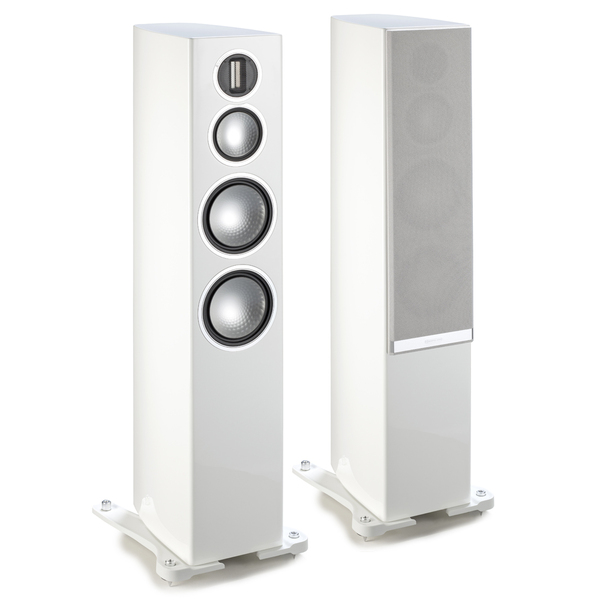 Напольная акустика Monitor Audio Gold 300 Piano White акустика центрального канала heco music style center 2 piano white ash decor white