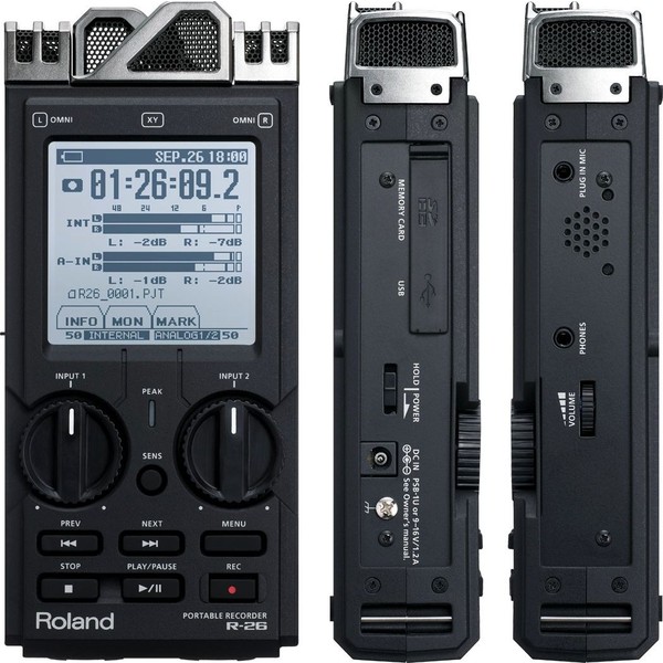 Портативный рекордер Roland Портативный рекордер RolandПортативный рекордер<br>Диктофон цифровой<br>