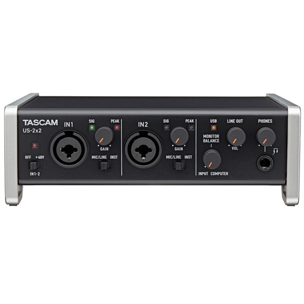 Внешняя студийная звуковая карта TASCAM US-2x2