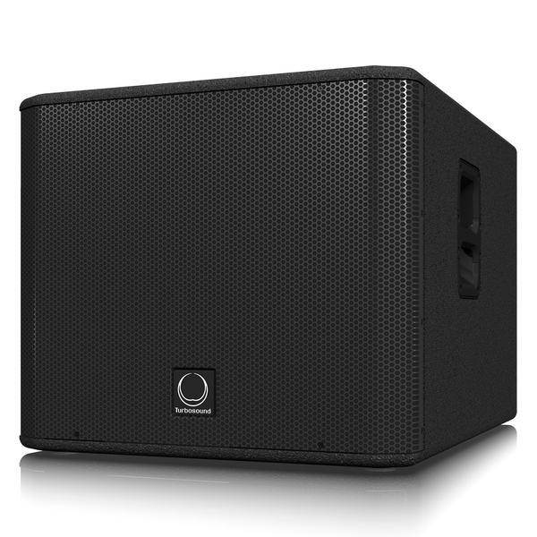 Профессиональный пассивный сабвуфер Turbosound Профессиональный пассивный сабвуфер TurbosoundПрофессиональный пассивный сабвуфер<br>Пассивный сабвуфер профессионального назначения, импеданс 8 Ом, динамик 18”, номинальная мощность 800 Вт, частотный диапазон 38 – 200 Гц, габариты 597х513х750 мм, вес 39,8 кг.<br>